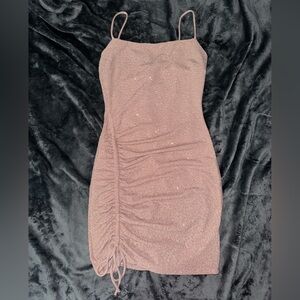 Windsor Pink Glittery Short Dress
